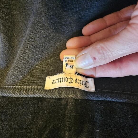 Juicy couture 2010's black full zip hoodie velour track jacket. Size XL - Picture 6 of 11